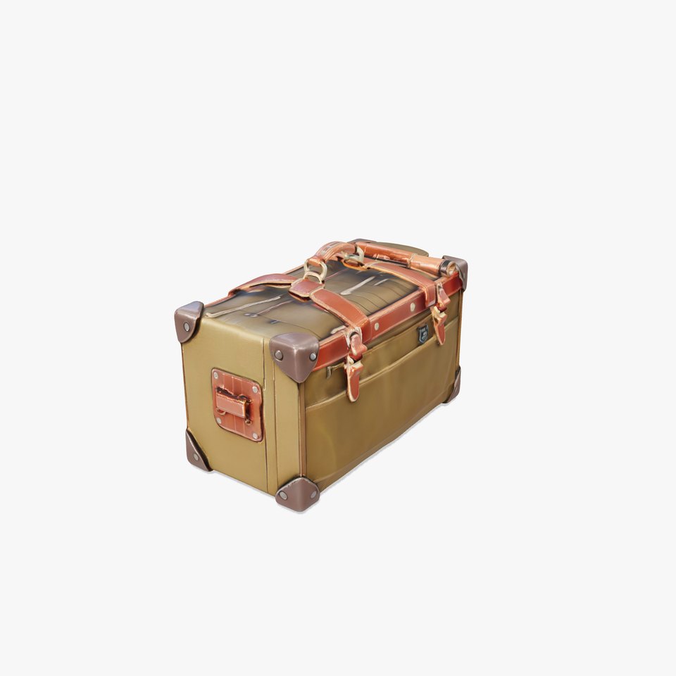 Vintage Traveler Suitcase Model Pack
